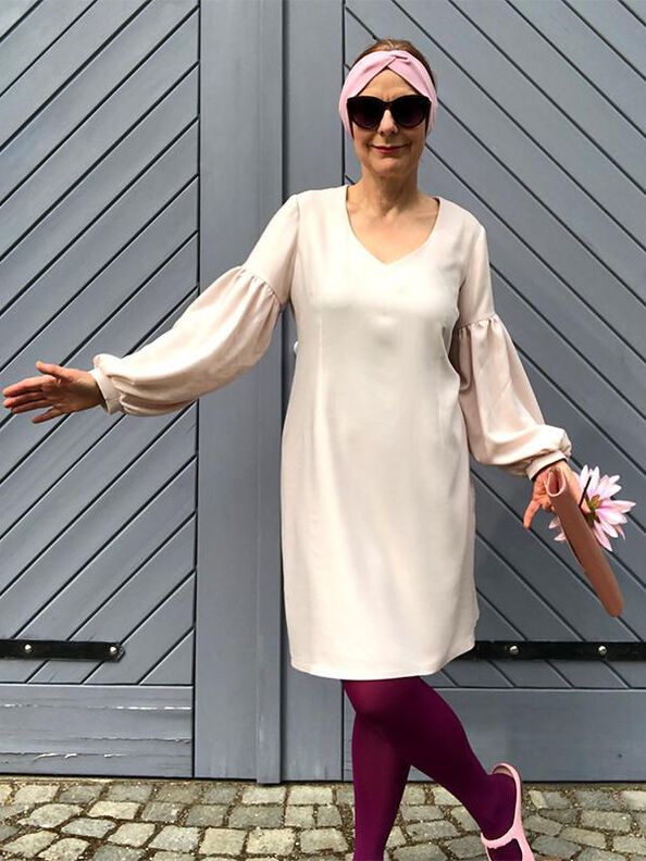 Bluse oder Kleid PETITE ALEXANE PDF-A4, A0 und BEAMER image number 4