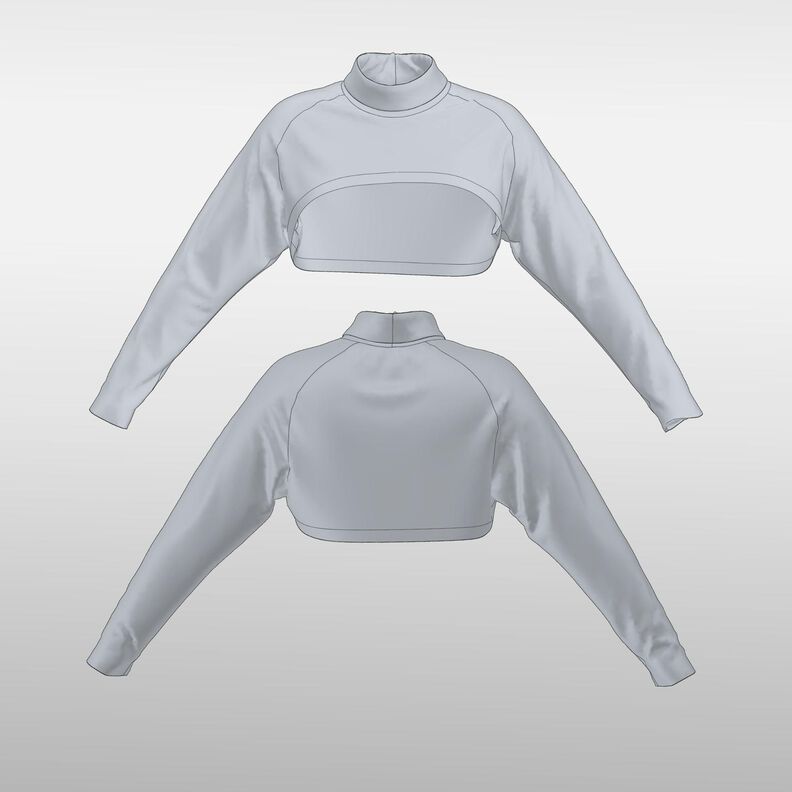 Serena – Croptop - Shirt  32-52 image number 2