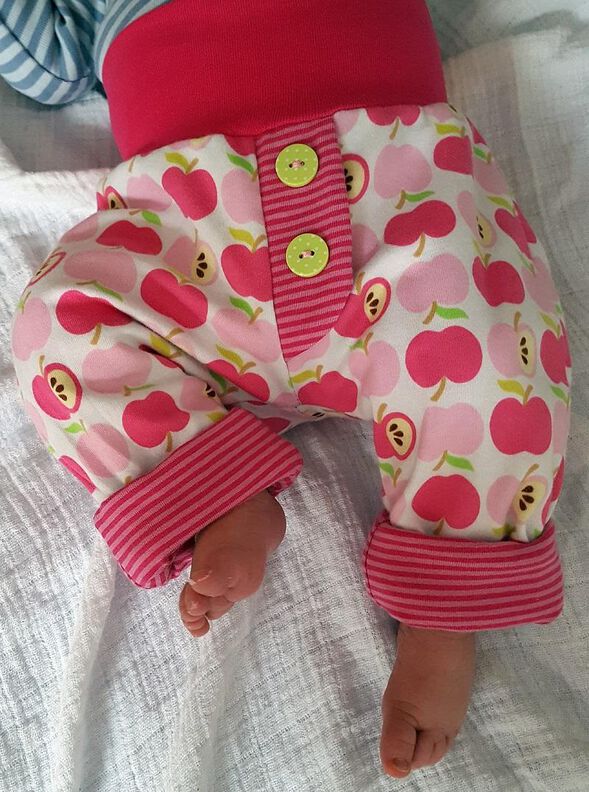 Ebook Babybüx, Babyhose, 44-104 lange Hose, kurze Hose, Wendehose image number 1