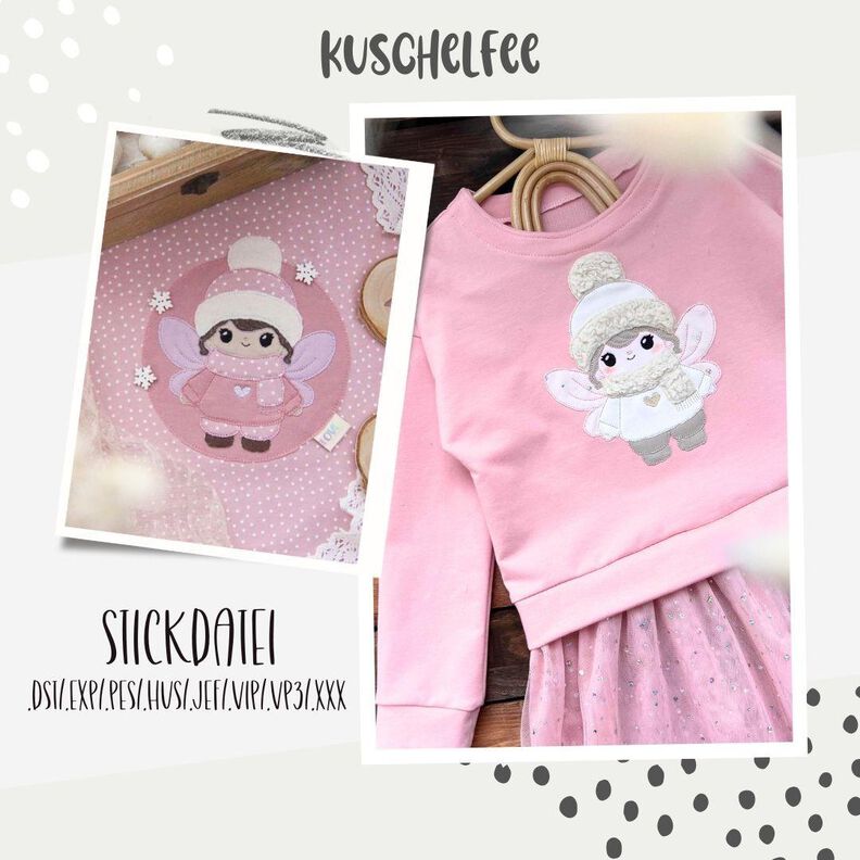  STICKDATEI „KUSCHELFEE“ image number 1