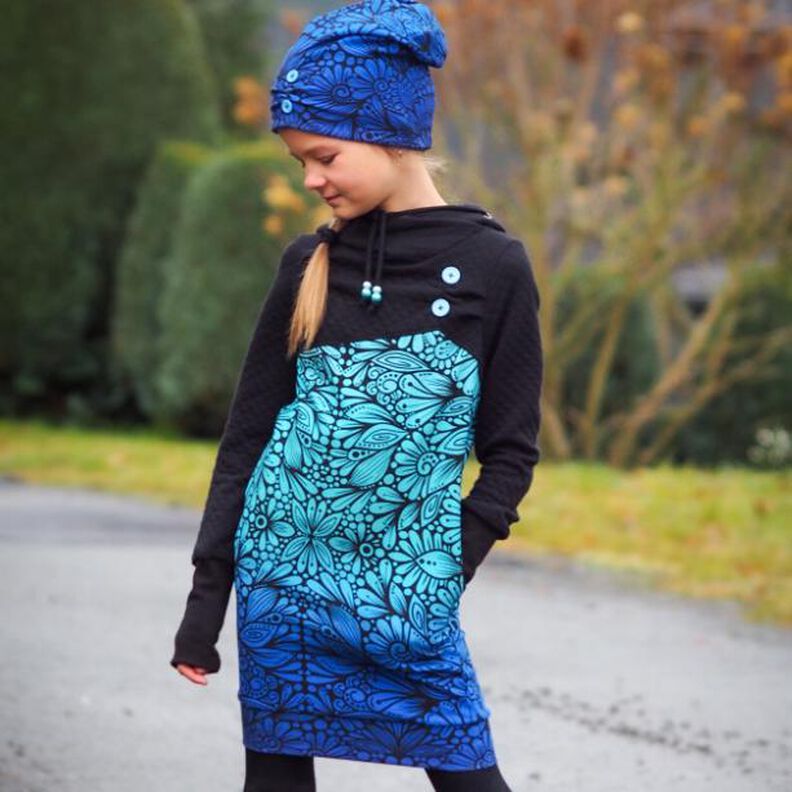 Ebook Add On Hoodiekleid Petite Elise Gr.98-146 mit Ebenen image number 1