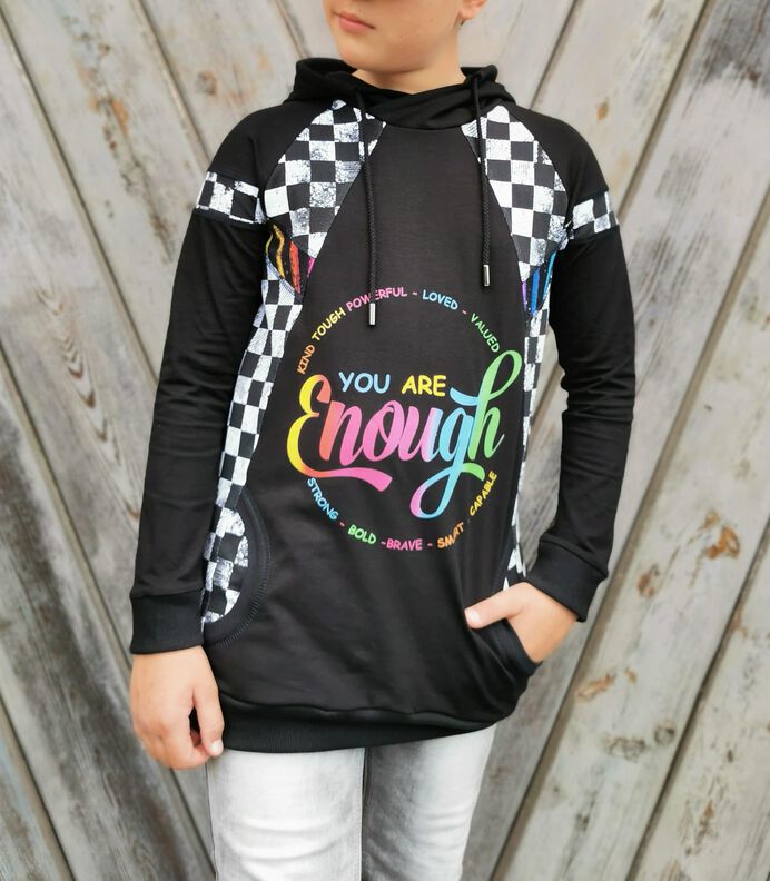 Con Estilo Raglan Hoodie-Longsleeve-Shirt Gr. 80-158 image number 3