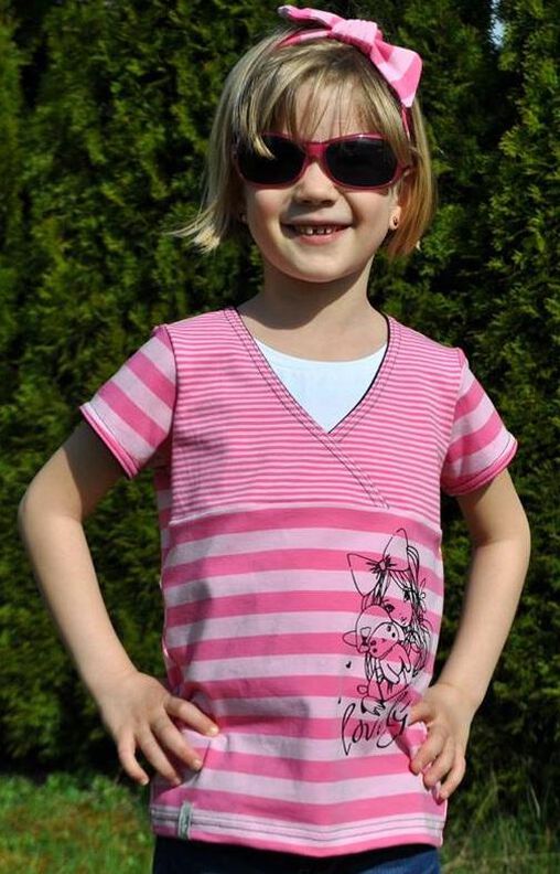 Ebook Lagenlook Shirt Wickeloptik Größe 62-164 image number 3