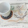 Stickdatei Mug Rug  AnkerSeil 13x18cm und 13x20cm thumbnail number 2