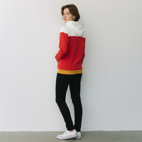 Schnittmuster + Anleitung Kinder-Hoodie Gr. 92/98-164/170