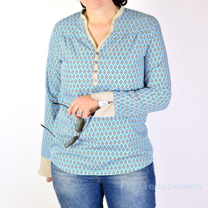 Ebook / Nähanleitung Damen Blusenshirt Webware image number 3