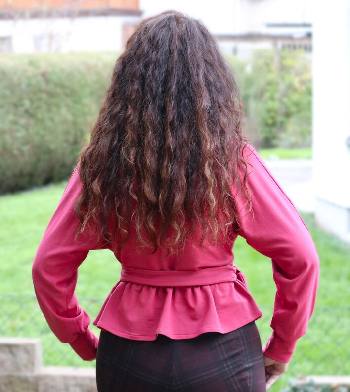 Wickel-Strickjacke - *Wrap MEE* - Gr.32-56 - A4+A0+Beamer image number 2