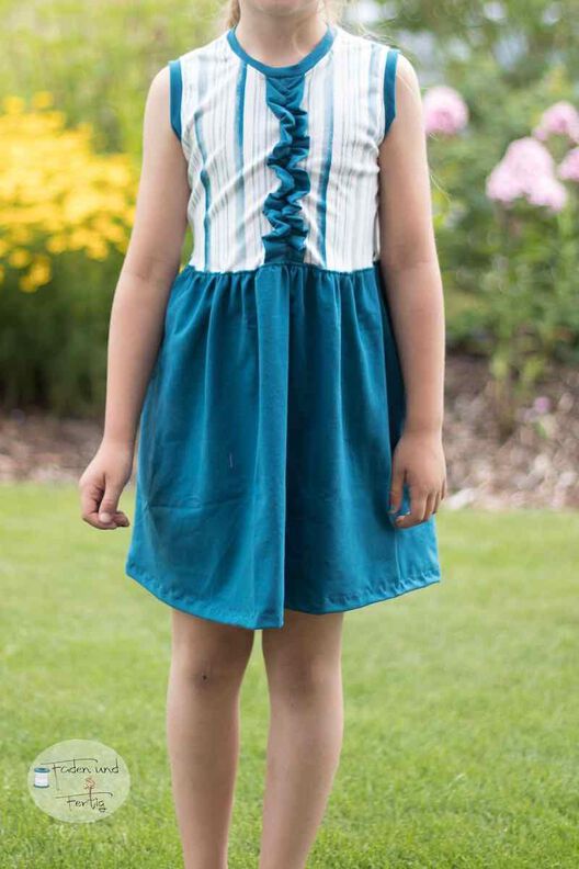 Jerseykleid "Paulina", Schnittmuster Gr. 110-152 image number 10