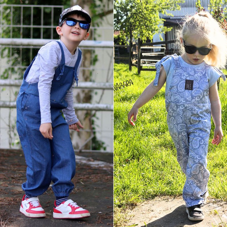Kinder Latzhose Latzshorts viele Varianten JALAN ♥Gr. 92-164 image number 7