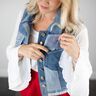 Jeansweste #Amanda Nähanleitung und Schnittmuster (XS-XL) thumbnail number 3