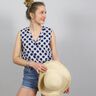 FRAU VINNI - Blusentop mit V-Ausschnitt XS-XL thumbnail number 6