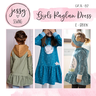 *Girls Raglan Dress* Hoodiekleid Tunika Ballonärmel  thumbnail number 1