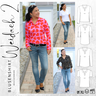 Blusenshirt WEIDACH 2 Gr.34-54 inkl. Video Schnittmuster thumbnail number 1
