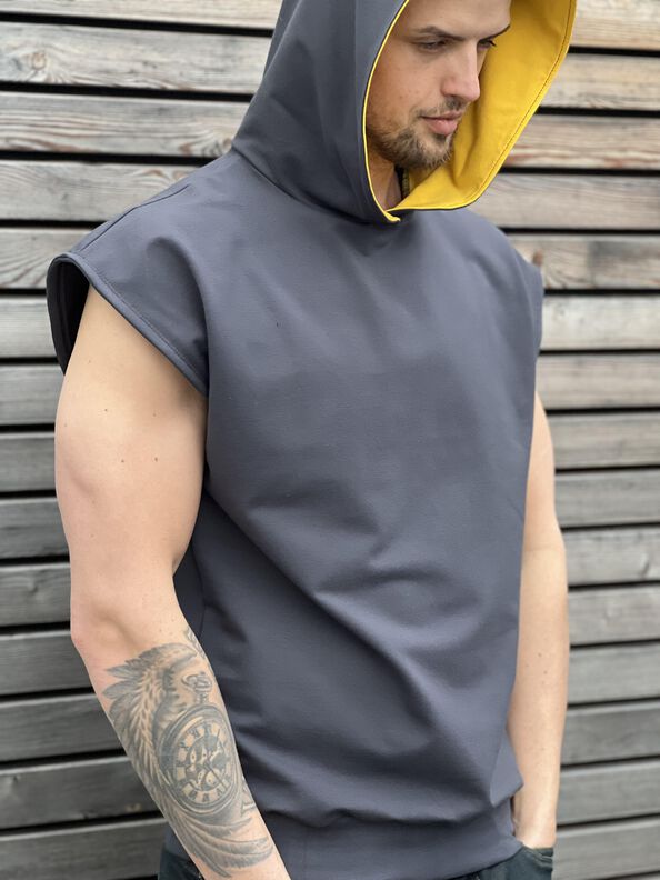 lovely men oversized hoodie XS-6XL Herren Pullover Shirt image number 7