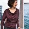 Jella - Wasserfallshirt Gr. 34 bis 48 thumbnail number 1