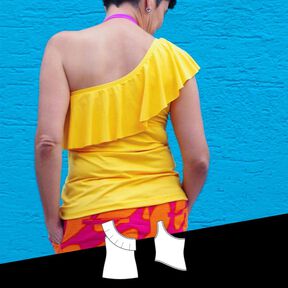 E-Book &raquo;LaLuv Top&laquo; (32&ndash;46) &ndash; One-Shoulder-Top
