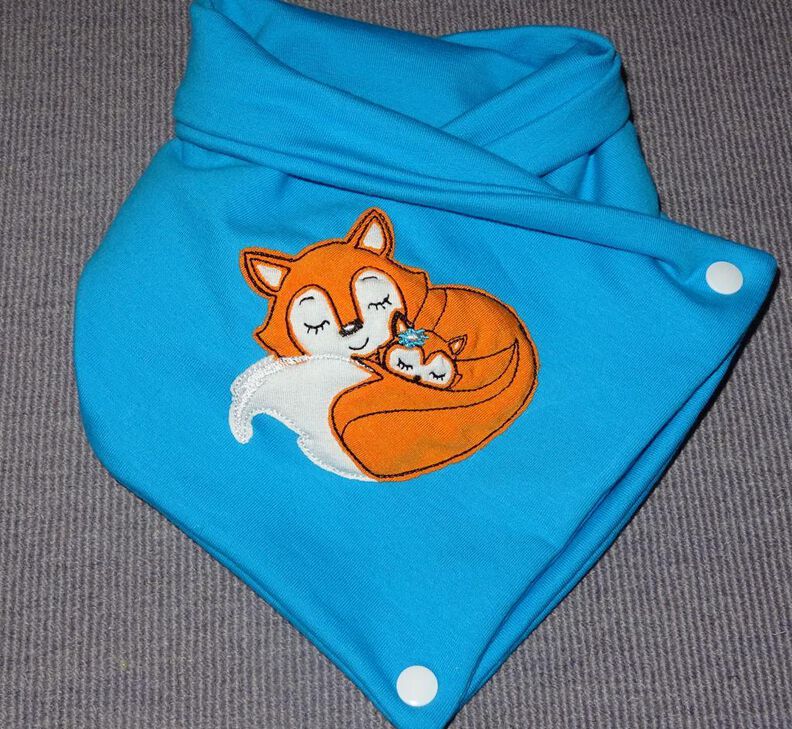 Fuchs Mama mit Baby Doodle Stickdatei image number 6