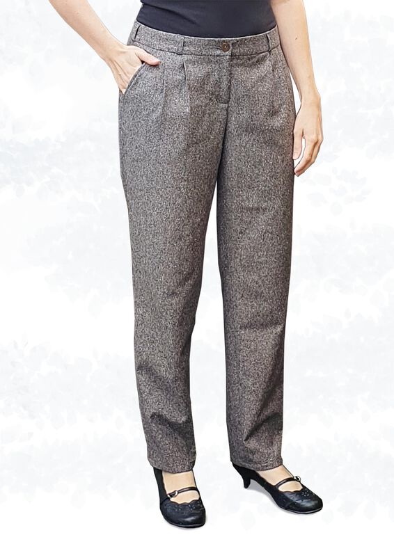 Ella – Lange oder kurze Bundfaltenhose, Gr. 34-50, A4+A0 image number 3