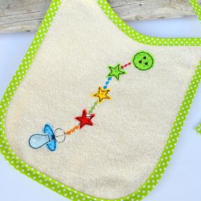 Stickdatei Schnullerkette doodle 2er SET 13x18cm