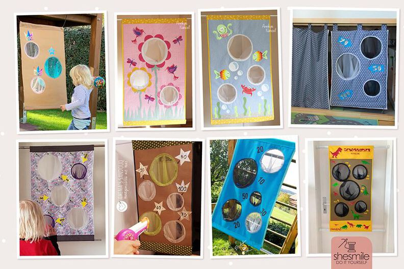 Zielscheibe mit Fangnetz KiddiScore (Nähanleitung) image number 2