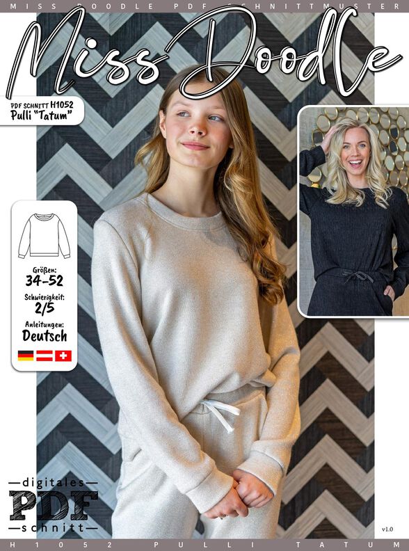 Pulli Tatum N&auml;hanleitung + Schnitt image number 2