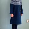 Kinder Sweatkleid „Yuna“ mit Kapuze oder Kragen 86-158 A4+A0 thumbnail number 10