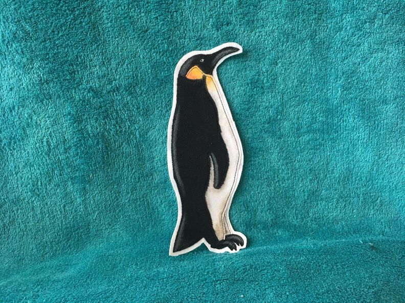 Applikationsvorlage und Nähanleitung Pinguin Papa image number 5