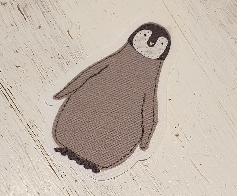 Applikationsvorlage und Nähanleitung Pinguin Baby image number 3