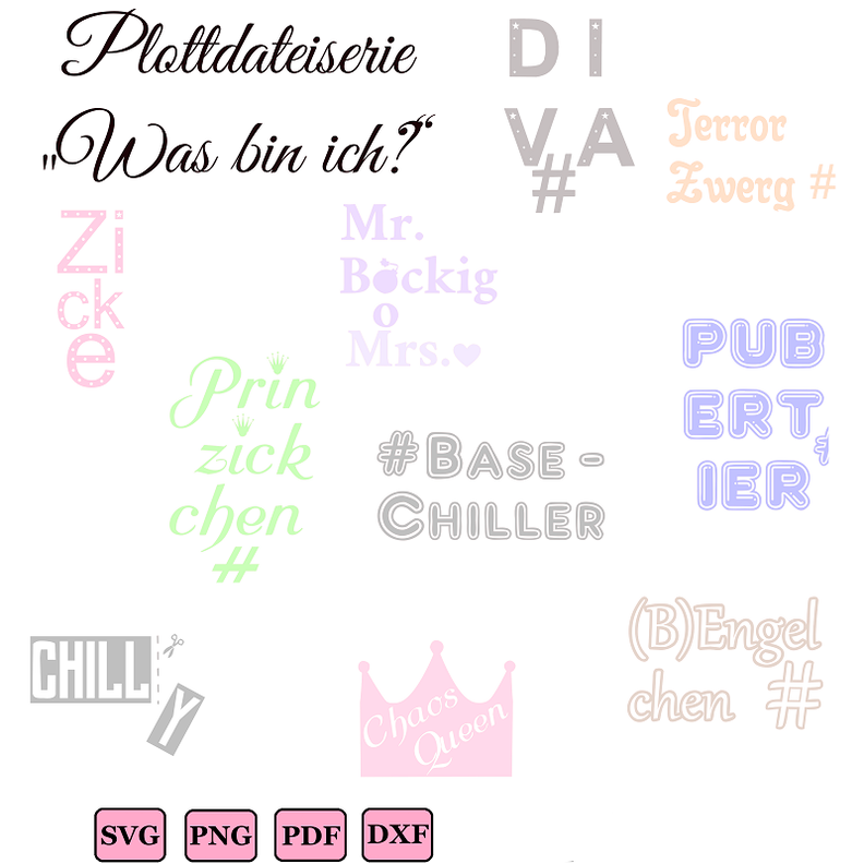 Plotterdateiserie „Was bin ich?“ image number 1