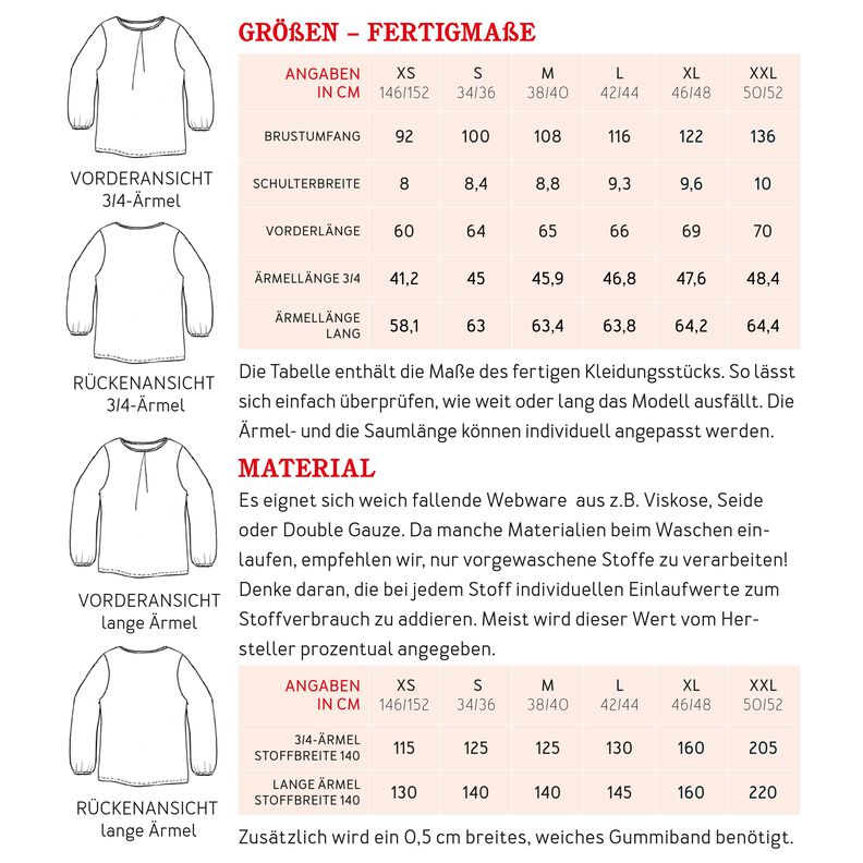 FRAU SUKI - Schlupfbluse XS-XXL image number 9