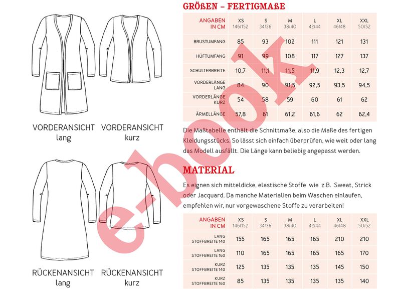 FRAU JACKY - Cardigan in 2 Längen  XS-XXL image number 10