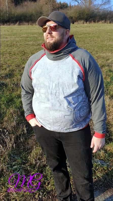 Raglan-Hoodie Kajo Men Gr. XS-XXXXL image number 8