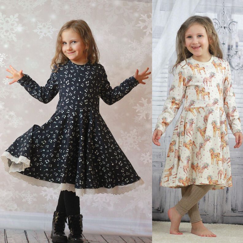 Kinder Kleid Drehkleid Jerseykleid CEPAT ♥ Gr. 92-164 image number 7
