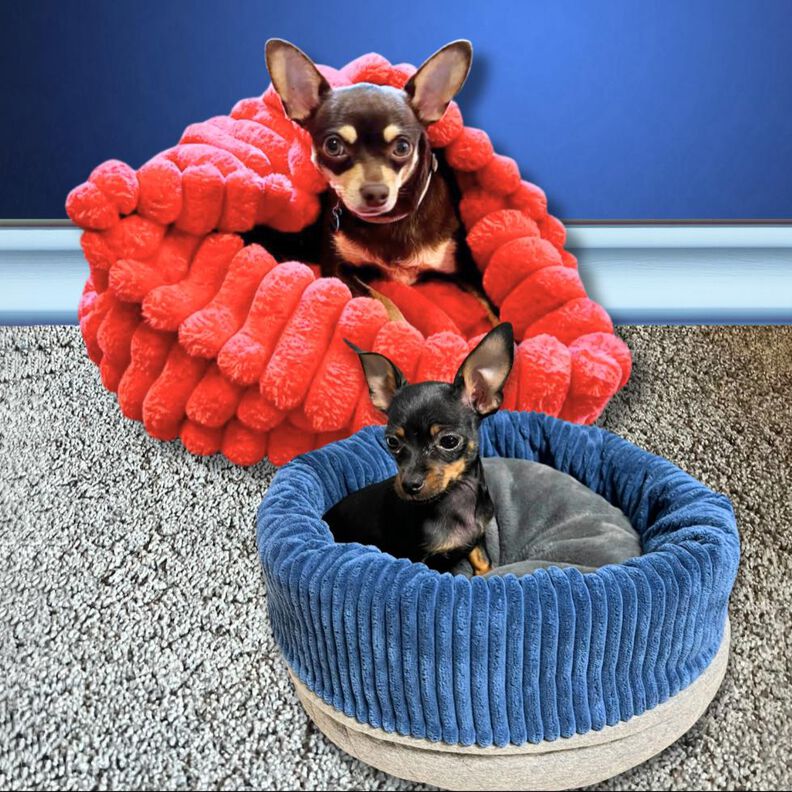 Hundebett Katzenkorb SISSI (XS-XL 30-70 cm Bodendurchmesser) image number 1