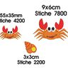 Stickdatei Unterwasserwelt SET 10x10cm Rahmen thumbnail number 5