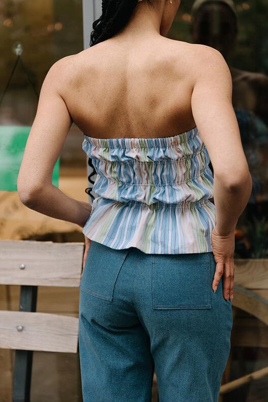 Schnittmuster nach Maß: Bandeau Top Schnittmuster Damen image number 4