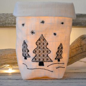 ITH Lichterbeutel Weihnachten für ein LED 13x18cm
