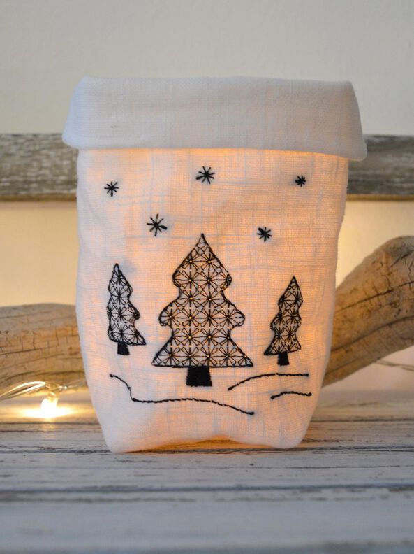 ITH Lichterbeutel Weihnachten für ein LED 13x18cm image number 2