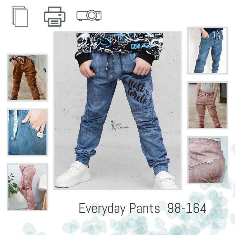 Everyday Pants 98-164 inkl. Beamerdatei und Ebenen image number 1