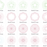 Stickdatei 49 Zirkel Mandala Blumen 5 - 7cm Teil 1 thumbnail number 2