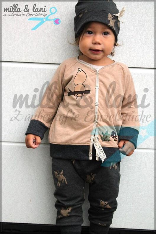Baby-Cardigan / Schnittmuster und Nähanleitungen image number 8
