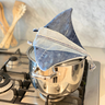Topflappen nähen aus alten Jeans, Mantarochen  thumbnail number 2