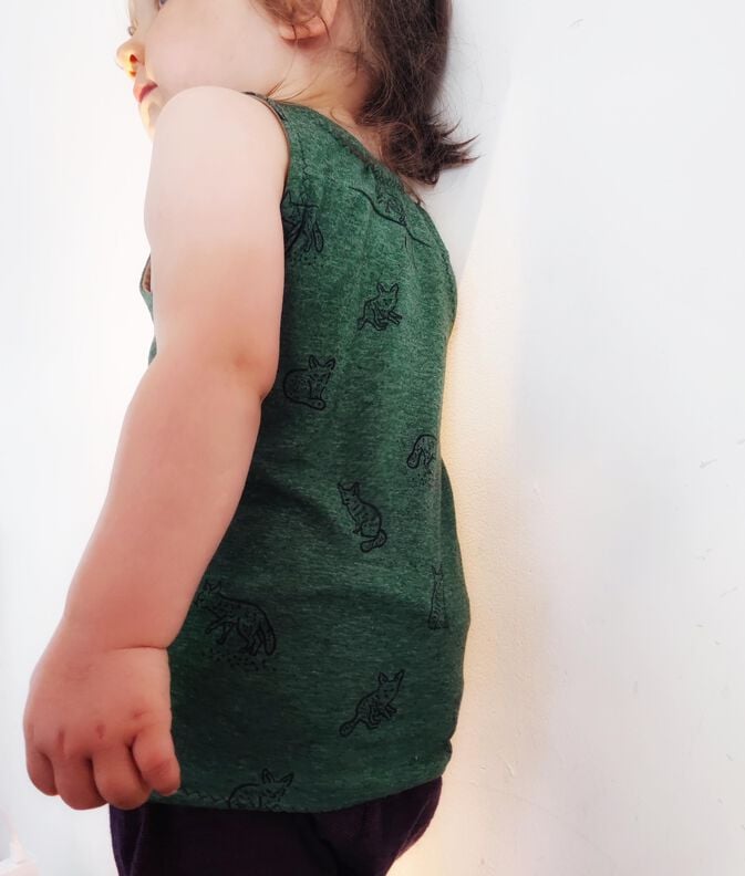 Baumwoll-Jersey Unterhemd "Under-Hop" mit Spitze 80-152 image number 6