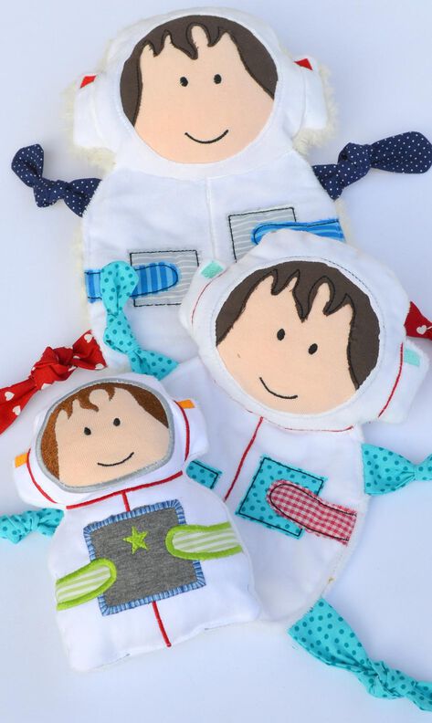 ITH Stickdatei Astronaut Rudi  Rassel 13x18cm image number 4