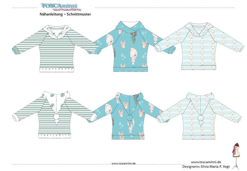 Shirt Sarayu 1 Gr. 68-140 Nähanleitung + Schnitt image number 8