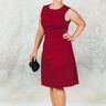 Kleid Etuikleid Rundhals- / V-Ausschnitt KLASIK ♥ Gr. 34-56 thumbnail number 7