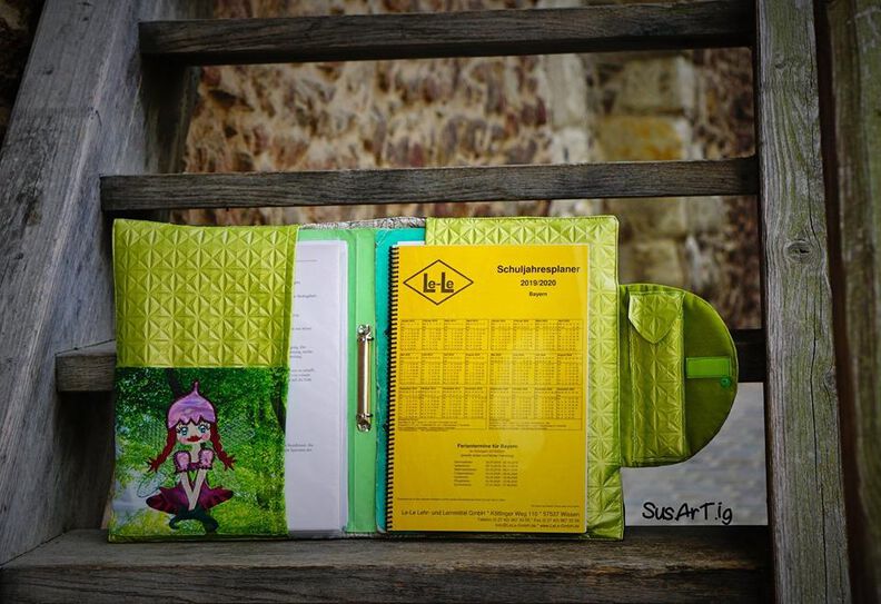 Ordnerhülle Klasse(N)Buch Schnittmuster und Anleitung image number 6