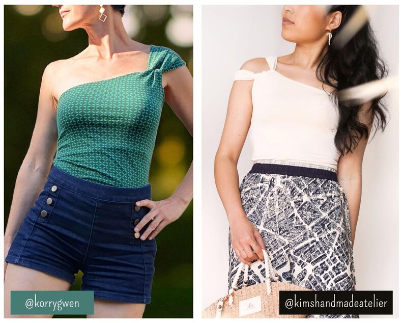 Asymmetrisches One-Shoulder Top - EDDA image number 6