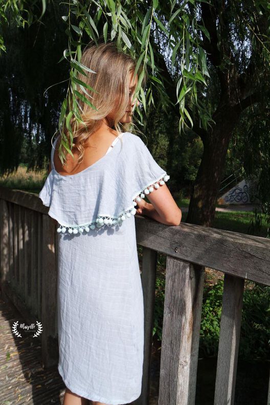 Oneshoulder Kleid "Namika", Schnittmuster Gr. 158 - Gr 46 image number 6