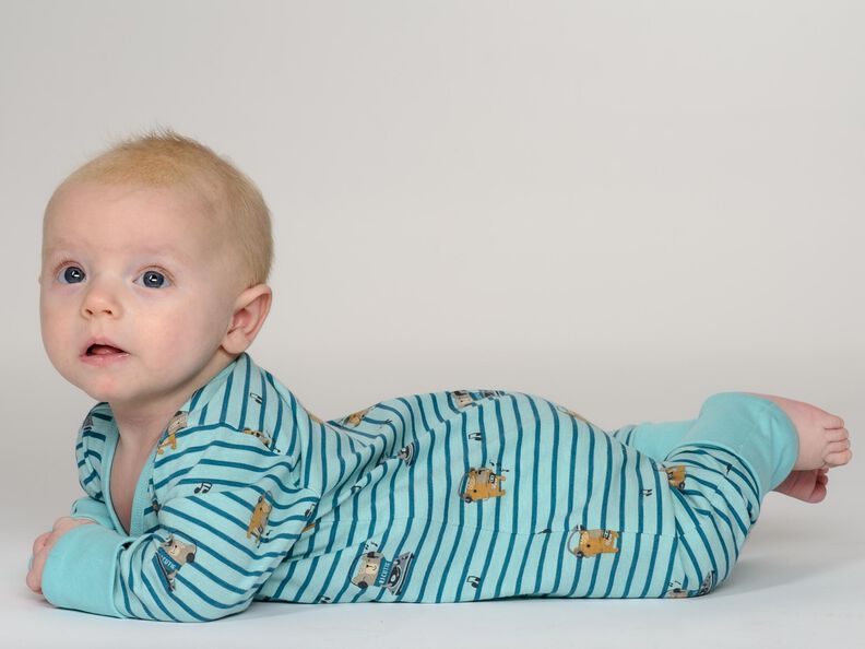 Baby Strampler mit Ärmel-Beinumschlag DAVID image number 5